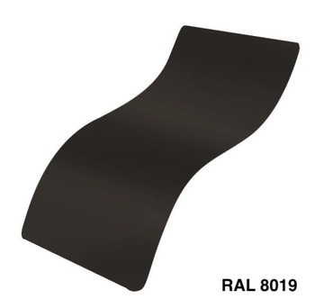 Farba Proszkowa RAL 8019 Poliestrowa Dr. Struktura