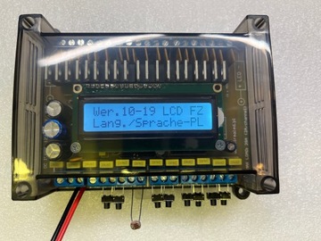 Sterownik schodowy LED 10-19k LCD FZ funkcja zmierzchowa /prosty tryb nocny