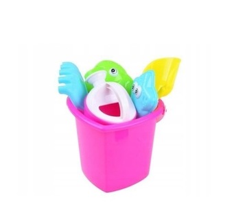 FOREMKI Zestaw do piasku WIADERKO serduszko