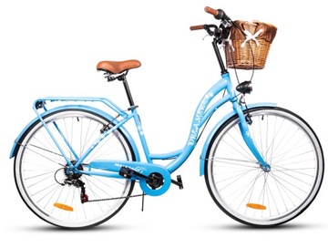 ЖЕНСКИЙ ГОРОДСКОЙ ВЕЛОСИПЕД 28 ДЮЙМОВ, ЧЕРНЫЙ ЖЕНСКИЙ 6 SHIMANO