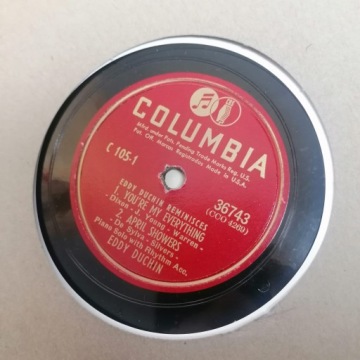 Альбом Duchin Remiscenses 4x10 дюймов Columbia C105