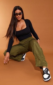 БОДИ PRETTYLITTLETHING С ДЛИННЫМИ РУКАВАМИ XXL