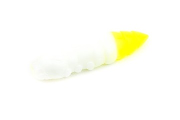 GUMA PSTRĄGOWA FISH UP PUPA SEROWA 3,2 cm 1,2'' - #131 WHITE/HOT CHARTREUSE
