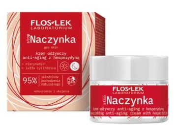 FLOSLEK STOP NACZYNKA KREM ODŻYWCZY ANT-AGING Z HESPERYDYNĄ