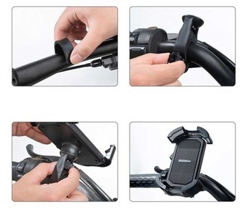 ДЕРЖАТЕЛЬ ДЛЯ ТЕЛЕФОНА ROCKBROS, КРЕПЛЕННЫЙ НА РУЛЕ