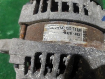 ALTERNÁTOR 27060-0T180 TOYOTA AVENSIS T27 1.8VVTI