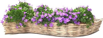 ПЛЕТЕНАЯ КОРЗИНА ДЛЯ ЦВЕТОВ Dz