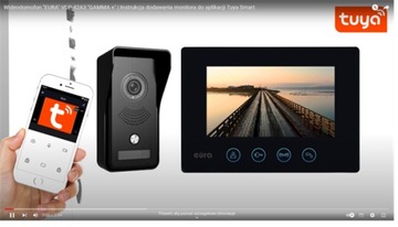 Wideodomofon Videodomofon 7'' WiFi Brelok TELEFON