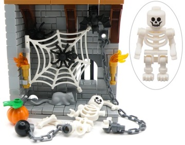 LEGO figurka kościotrupa szkielet kościotrup Halloween piraci castle gen099