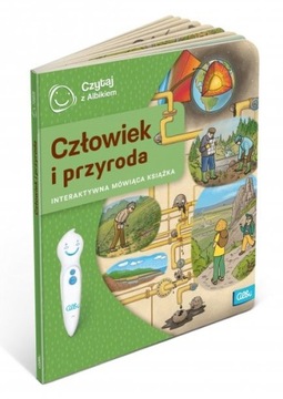 CZŁOWIEK I PRZYRODA CZYTAJ Z ALBIKIEM KSIĄŻKA ALBI