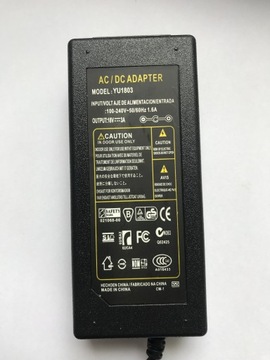 Oryginalny Zasilacz do multiswitch LINBOX wtyk F 18V 3A model YU1803