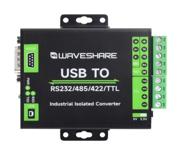 Przemysłowy konwerter USB TO RS232/485/422/TTL