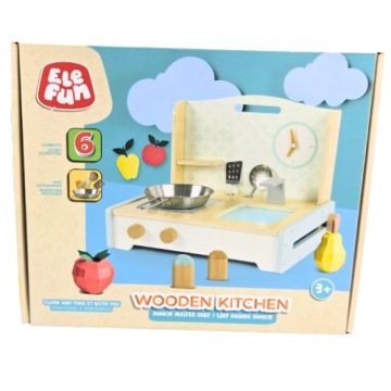 Elefun Wooden Kitchen Дерев'яна кухня Шеф-кухар Junior 24x27x35 см (новий з дефектом)