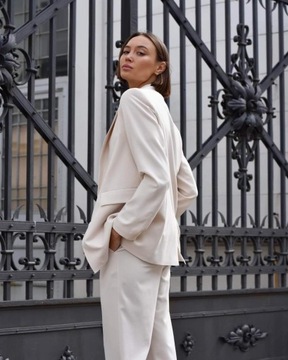 Пиджак лимонадно-бежевый M