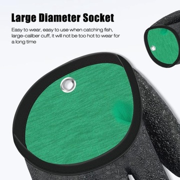 Рыболовные перчатки Противоскользящий алюминиевый крючок