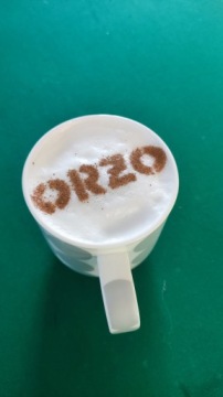 Дизайн логотипа шаблона кофе с какао-шоколадом