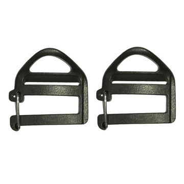 -Webbing Buckle Ladder Lock Slider Backpack 2pcs