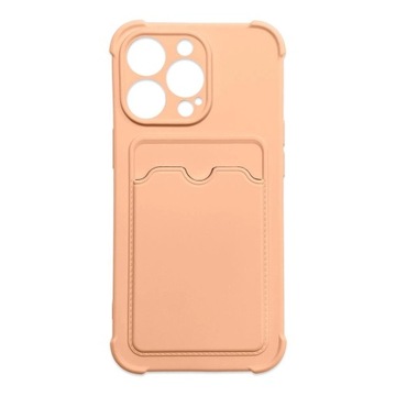 Card Armor Case etui Xiaomi Redmi Note 10 Note 10S na kartę Air Bag różowy