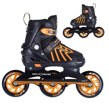 ŁYŻWOROLKI ROLKI NILS EXTREME CZARNE r.39-43