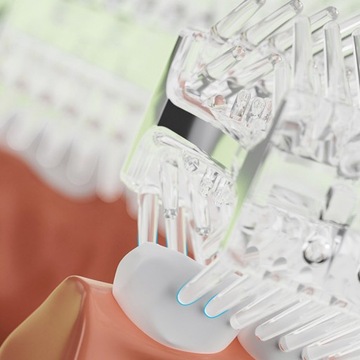 U-образная мультяшная зубная щетка для ухода за полостью рта, кремний