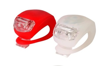 ЛАМПЫ ОСВЕЩЕНИЯ ВЕЛОСИПЕДА 2 СВЕТОДИОДНЫЕ ПЕРЕДНЯЯ ВЕЛОСИПЕДНАЯ НАБОР 2 ШТ.