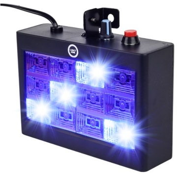 ЦВЕТНОЙ СТРОБЕСКОП DISCO RGB DISCO LIGHT 12LED ЗВУКОВОЙ ДАТЧИК
