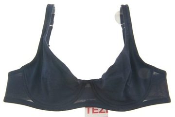TEZENIS calzedonia biustonosz granatowy miękki 75B