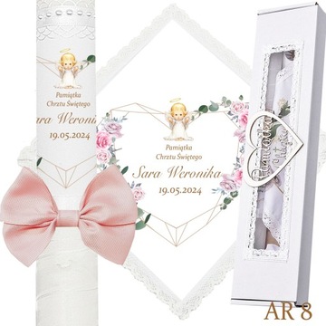 КРЕЩЕННАЯ СВЕЧА КОРОБКА ДЛЯ ОДЕЖДЫ ДЛЯ КРЕЩЕНИЯ