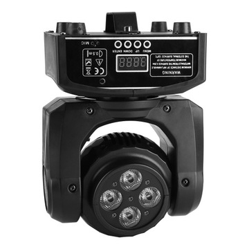 Светодиод с подвижной головкой 7X 10 Вт RGBW DMX Strobo+Remote