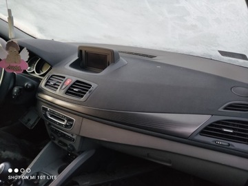 Megane III deska konsola airbag napinacze