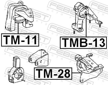 FEBEST TMB-13 LOŽISKO MOTORU