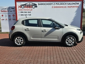 Citroen C3 III Hatchback 1.2 PureTech 68KM 2017 Citroen C3 1.2 Benzyna Perłowy lakier Klimatyzacja Zadbany Zamiana FV-Marża, zdjęcie 7