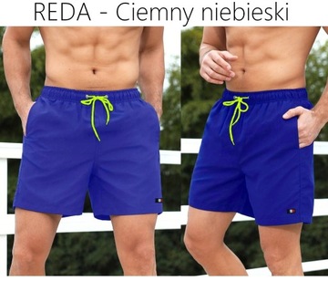 SPODENKI MĘSKIE KĄPIELÓWKI PLAŻOWE krótkie spodnie szorty kąpielowe - 3XL