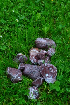 КРАСНАЯ ДЕКОРАТИВНАЯ ГАЛЬКА 25 кг ДЕКОРАТИВНЫЙ НАТУРАЛЬНЫЙ ГРЕЧЕСКИЙ КАМЕНЬ