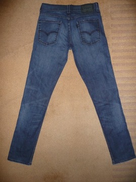 Spodnie dżinsy LEVIS 511 W30/L34=40,5/107cm jeansy