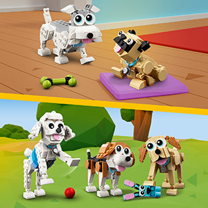 LEGO CREATOR 31137 БЛОКИ CUTE DOGS DOGS DOGS