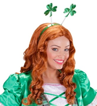 ПОВЯЗКА НА ГОЛОВУ С КЛЕВЕРОМ ДЕНЬ СВЯТОГО ПАТРИКА ИРЛАНДИЯ