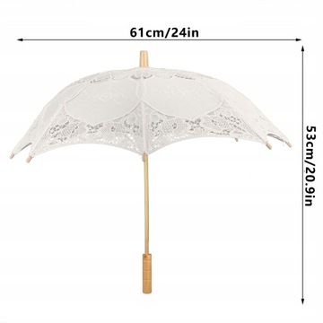 БЕЛЫЙ КРУЖЕВНОЙ ЗОНТ