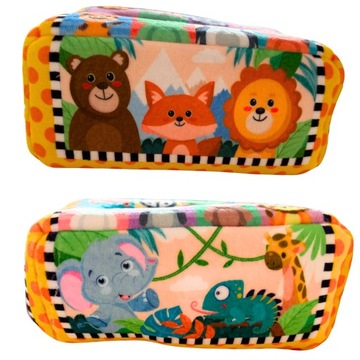 СОРТЕР С САЛФЕТКАМИ PLUSH SENSORY MONTESSORI ANIMALS