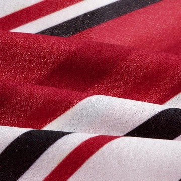 Женский полосатый комбинезон с завязками спереди