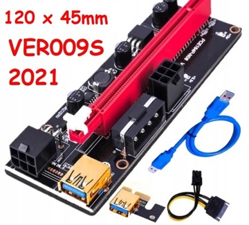 Riser 009S ЧЕРНЫЙ Новейшая модель! USB 3.0 PCI-E