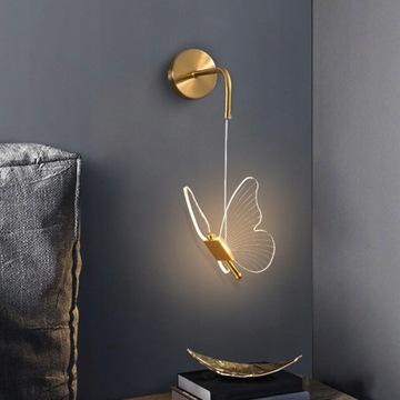 Светодиодный настенный светильник Gold Butterfly Настенное освещение
