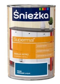 ŚNIEŻKA Emalia nitro 0,8l niebieska N530