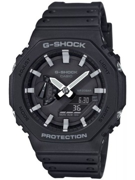 ZEGAREK MĘSKI CASIO G-SHOCK OCTAGON GA-2100-1AER (zd139a) + GRAWER