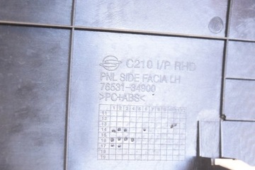 LIŠTA DESKY SSANGYONG KORANDO 2.2 XDI 2018 RHD