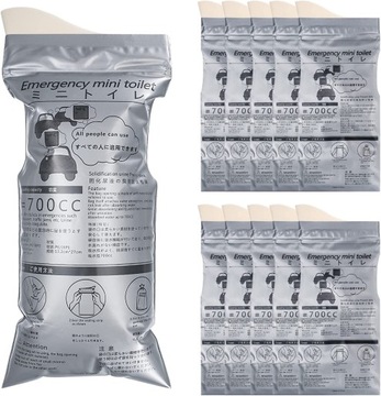 KEMPINGOWA TORBA NA MOCZ NAGŁY WYPADEK 12SZT 700ML