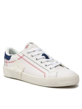 Sneakersy Pepe Jeans Kioto Tech PLS31302 White 800