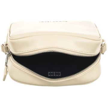 Torebka Listonoszka Damska Tommy Hilfiger Camera Bag Beżowa AW0AW15828