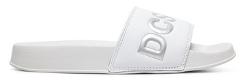 DC Klapki Slide Se ADJL100020 White/Silver (WS4)