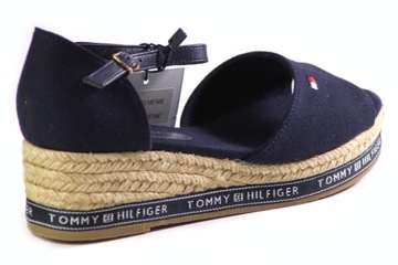 SANDAŁY TOMMY HILFIGER T3A2-31056-0048800 GRANAT